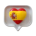 icon color 3d spain flag talk 400x400